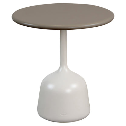Glaze Small Coffee Table - Taupe Aluminum Top, Sand Aluminum Base
