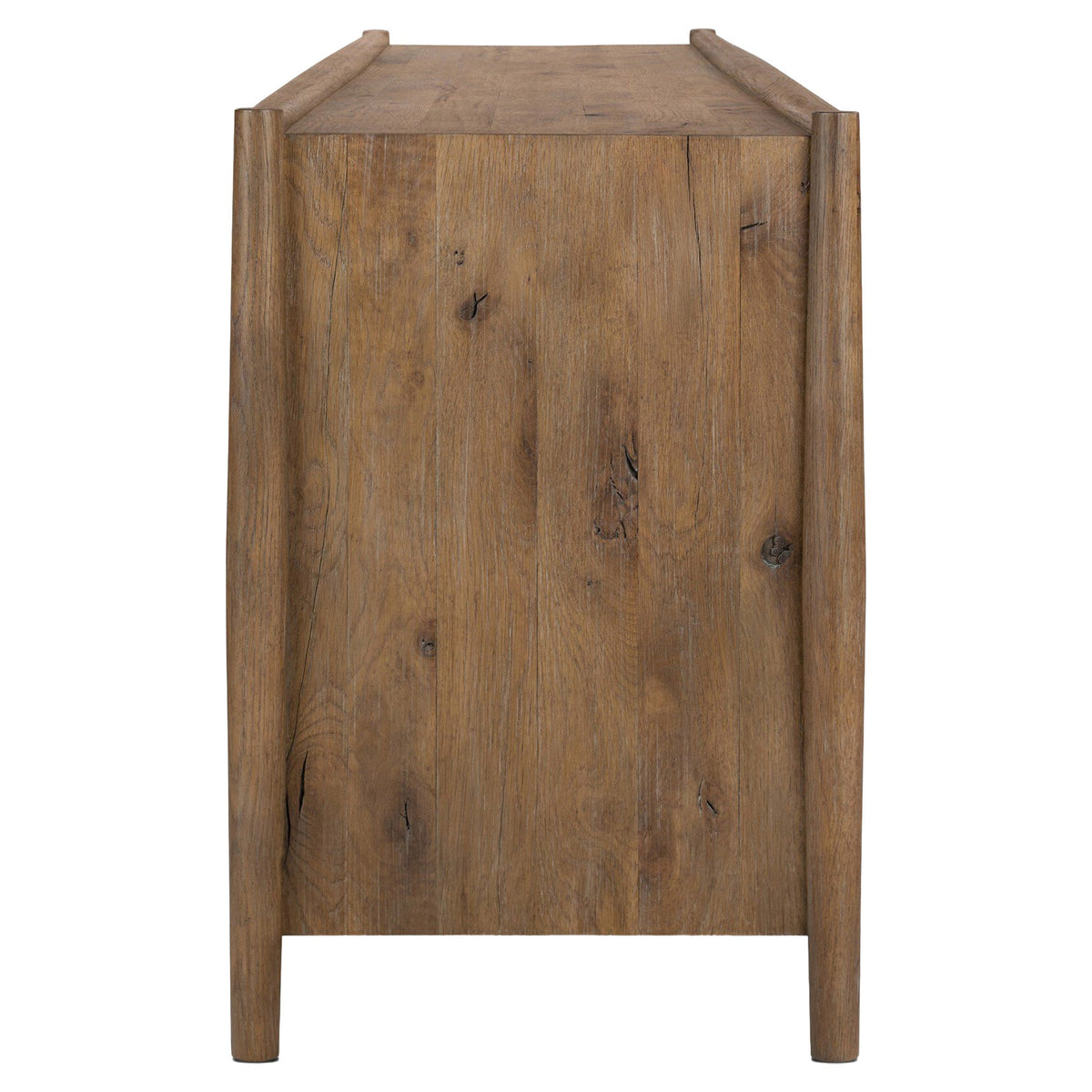 Glenview 6 Door Sideboard - Weathered Oak Veneer