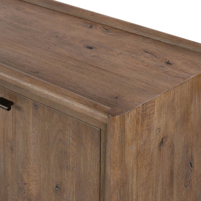 Glenview 6 Door Sideboard - Weathered Oak Veneer