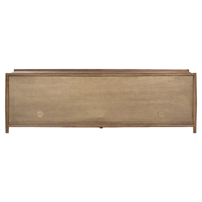 Glenview 6 Door Sideboard - Weathered Oak Veneer