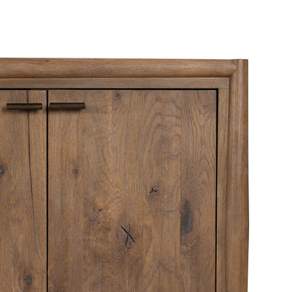 Glenview 6 Door Sideboard - Weathered Oak Veneer