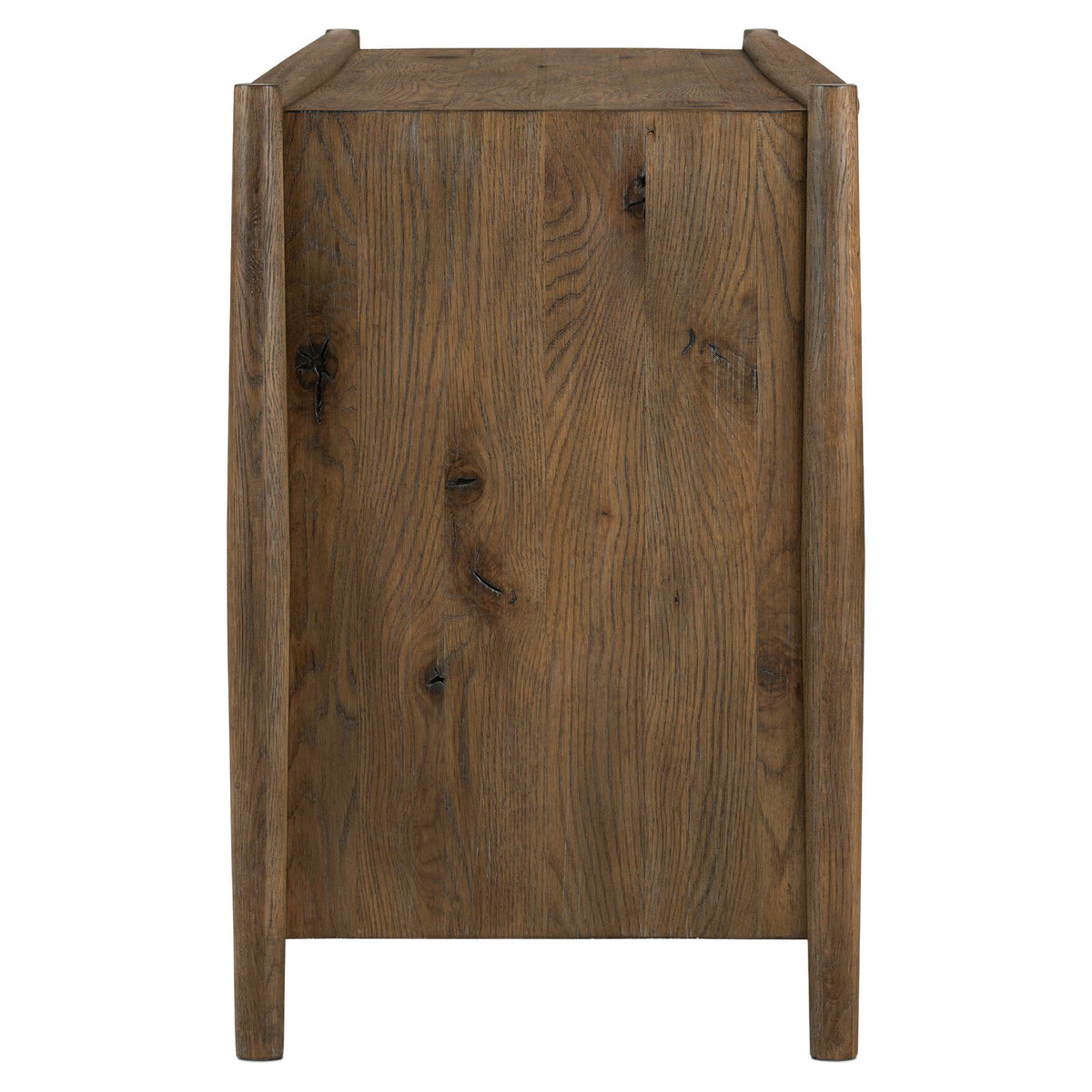 Glenview 6 Drawer Dresser - Weathered Oak Veneer