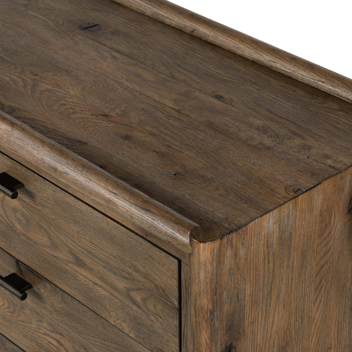 Glenview 6 Drawer Dresser - Weathered Oak Veneer