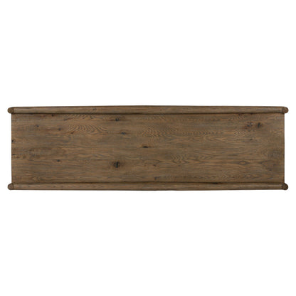 Glenview 6 Drawer Dresser - Weathered Oak Veneer