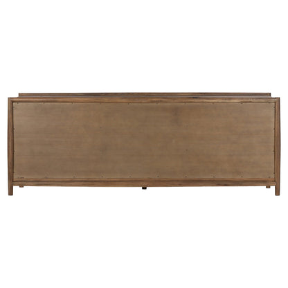 Glenview 9 Drawer Dresser - Weathered Oak Veneer