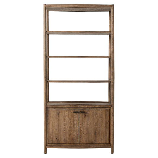 Glenview Bookcase - Weathered Oak