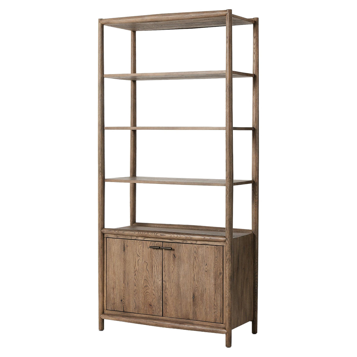 Glenview Bookcase - Weathered Oak