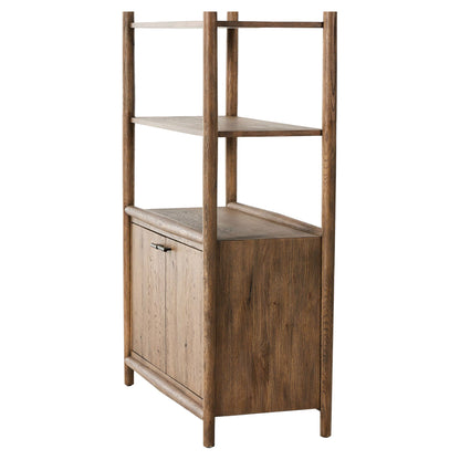 Glenview Bookcase - Weathered Oak