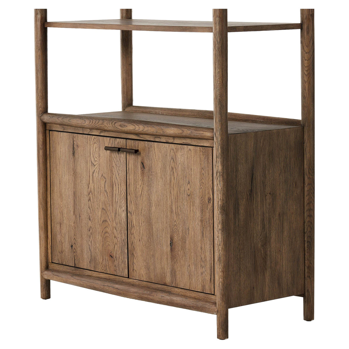 Glenview Bookcase - Weathered Oak