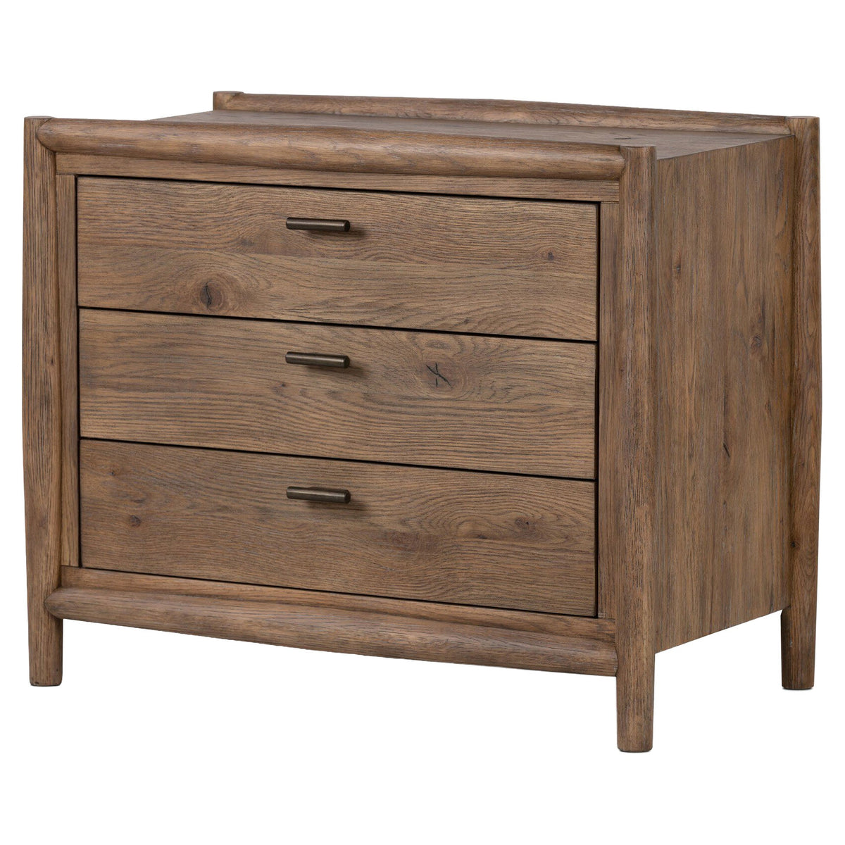 Glenview Nightstand - Weathered Oak Veneer