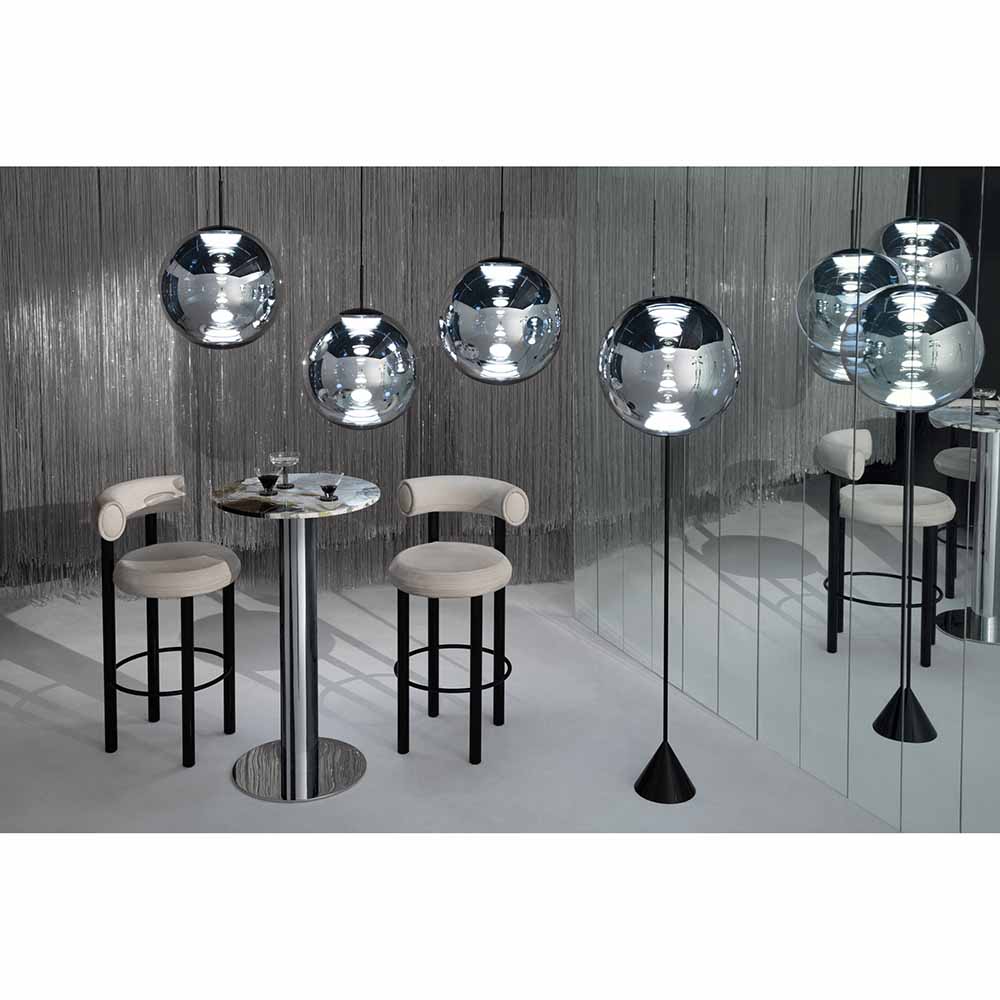 Globe Pendant - Chrome