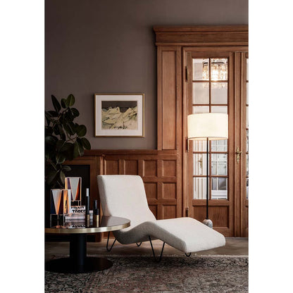 GMG Chaise Lounge - Ivory, Black