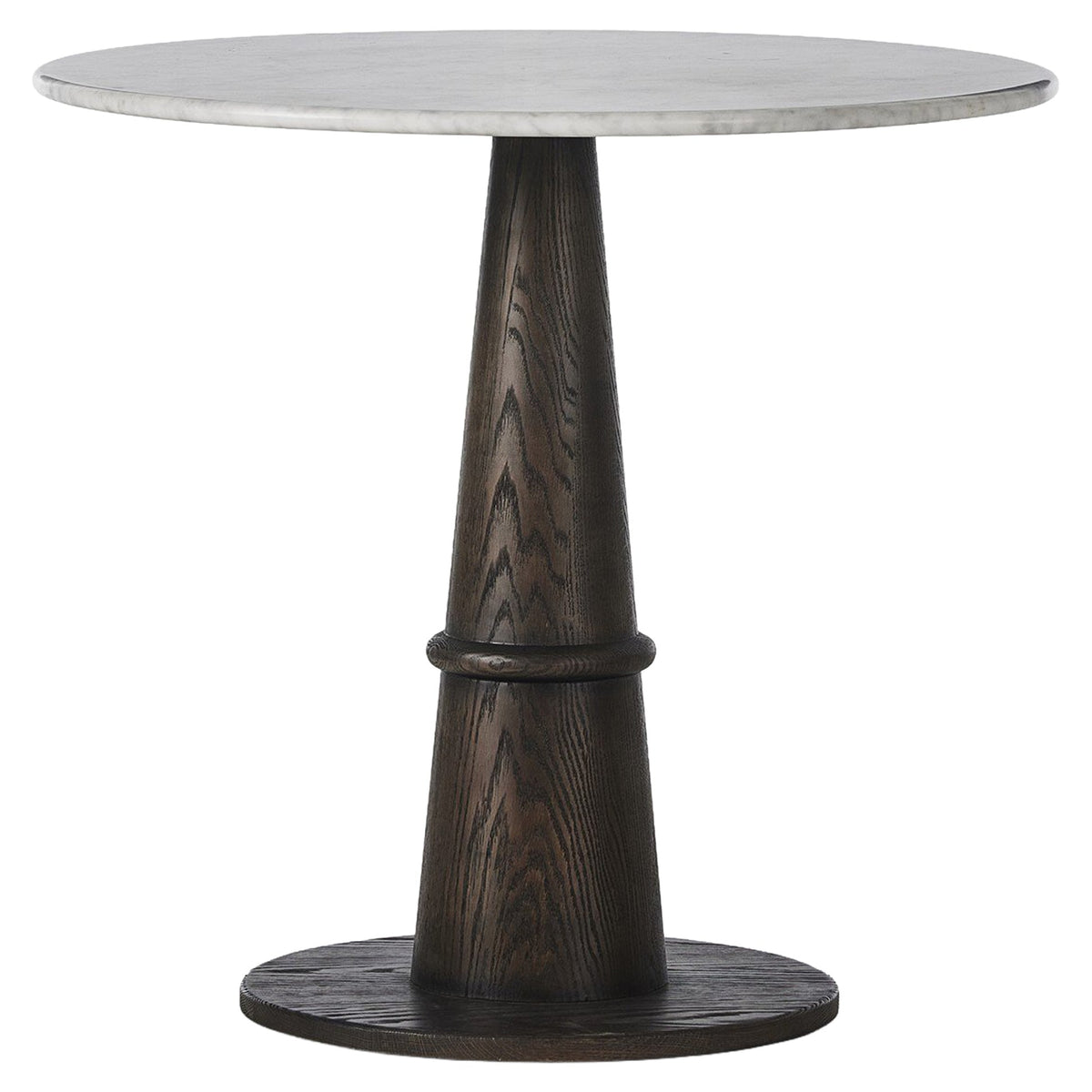 Goetz Bistro Table - Honed White Marble