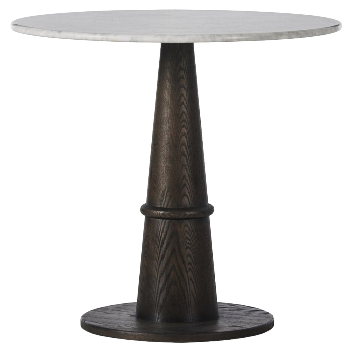 Goetz Bistro Table - Honed White Marble