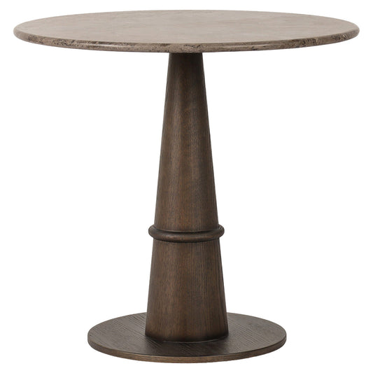 Goetz Bistro Table - Warm Gray Marble