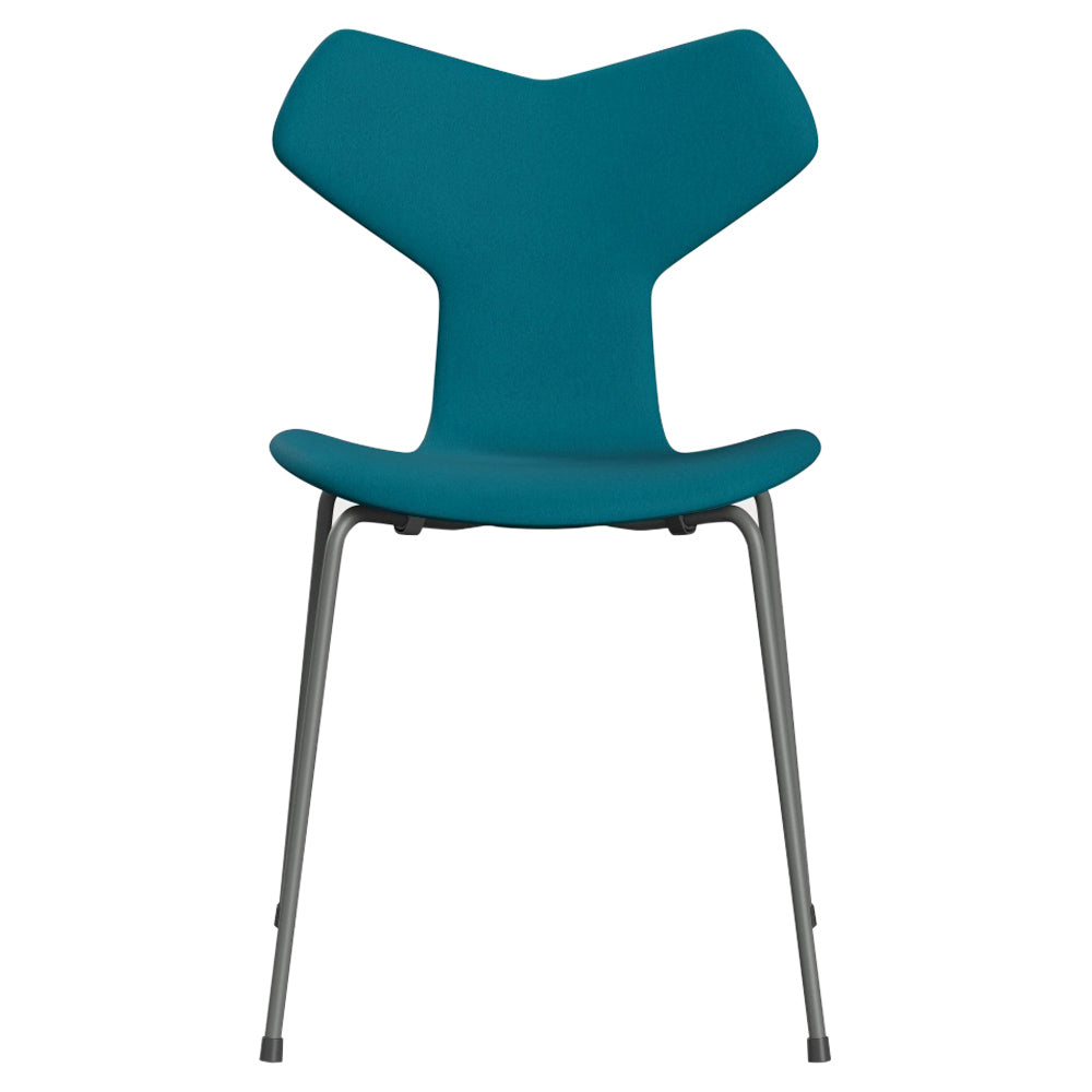 Grand Prix Fully Upholstered Chair - Steel Base