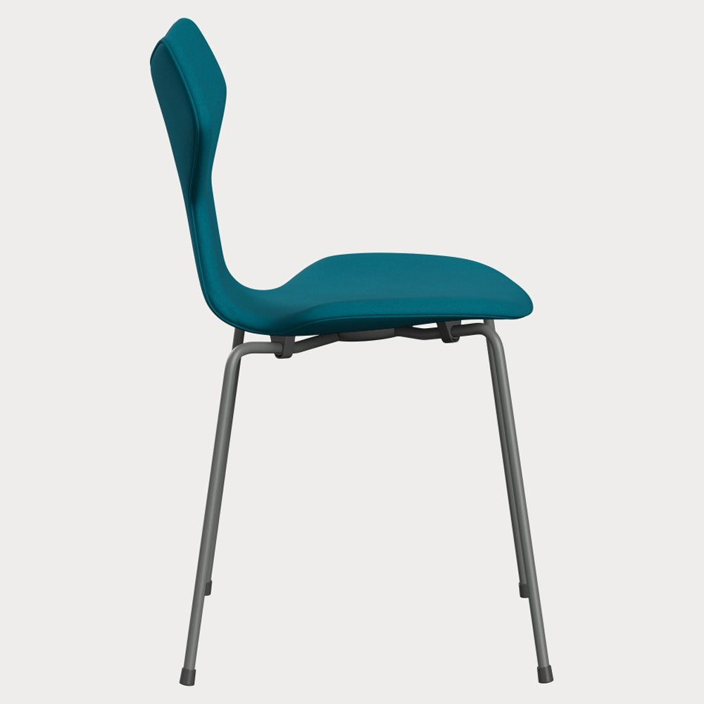 Grand Prix Fully Upholstered Chair - Steel Base