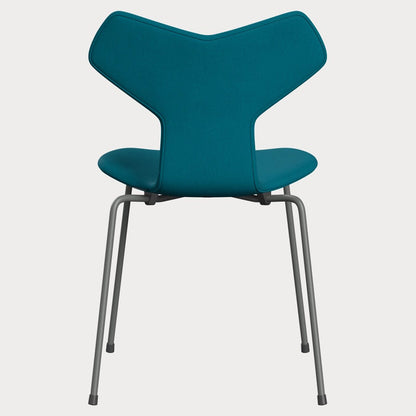 Grand Prix Fully Upholstered Chair - Steel Base