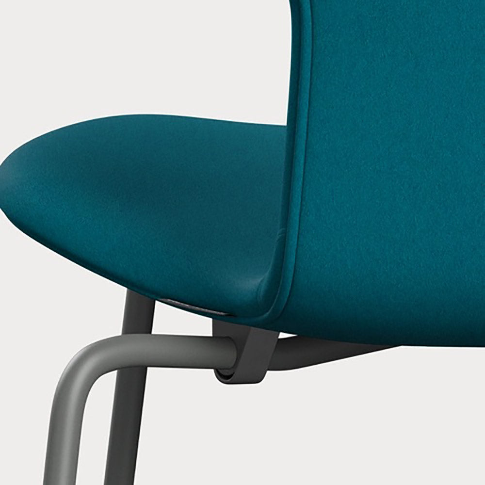 Grand Prix Fully Upholstered Chair - Steel Base