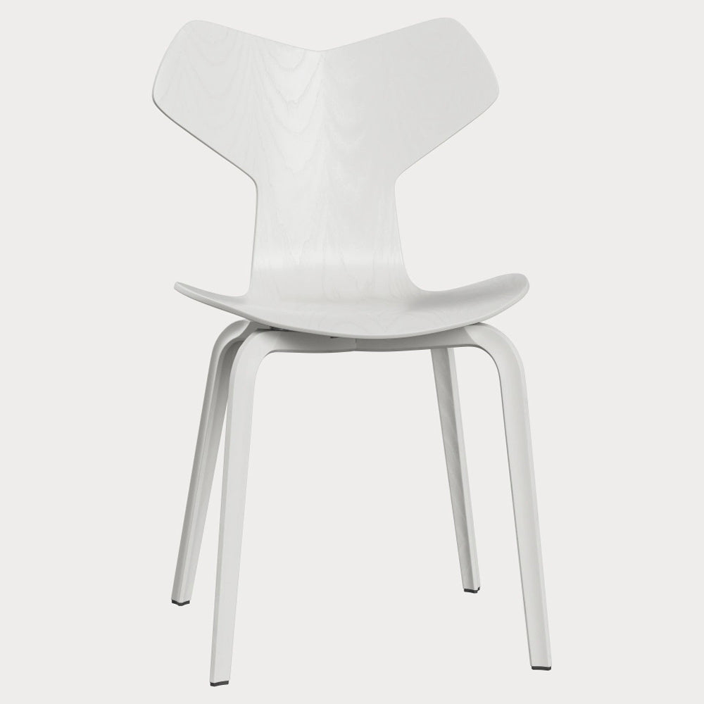 Grand Prix Unupholstered Chair - Colored Ash, Wooden Base