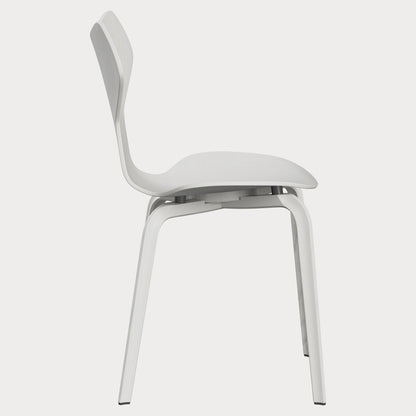 Grand Prix Unupholstered Chair - Colored Ash, Wooden Base