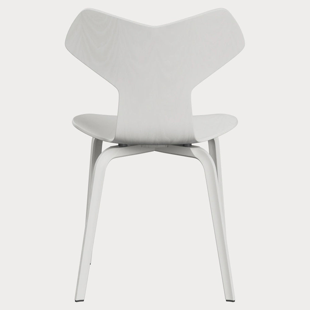 Grand Prix Unupholstered Chair - Colored Ash, Wooden Base