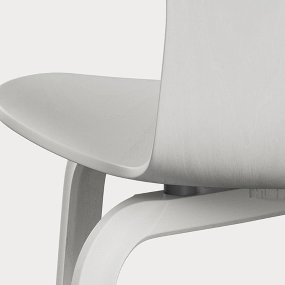 Grand Prix Unupholstered Chair - Colored Ash, Wooden Base