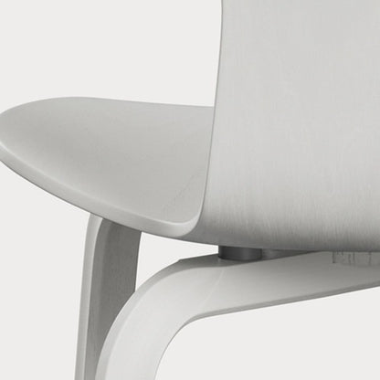 Grand Prix Unupholstered Chair - Colored Ash, Wooden Base