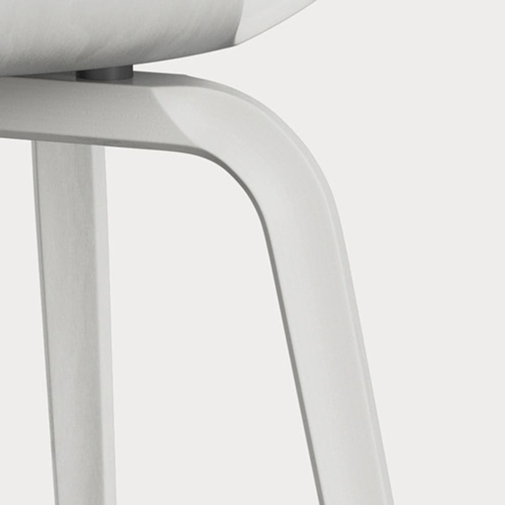 Grand Prix Unupholstered Chair - Colored Ash, Wooden Base