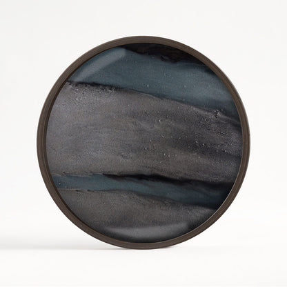 Graphite Organic Tray - Round