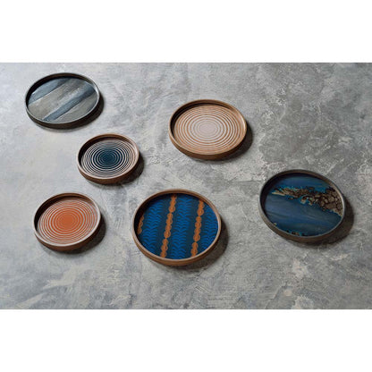 Graphite Organic Tray - Round