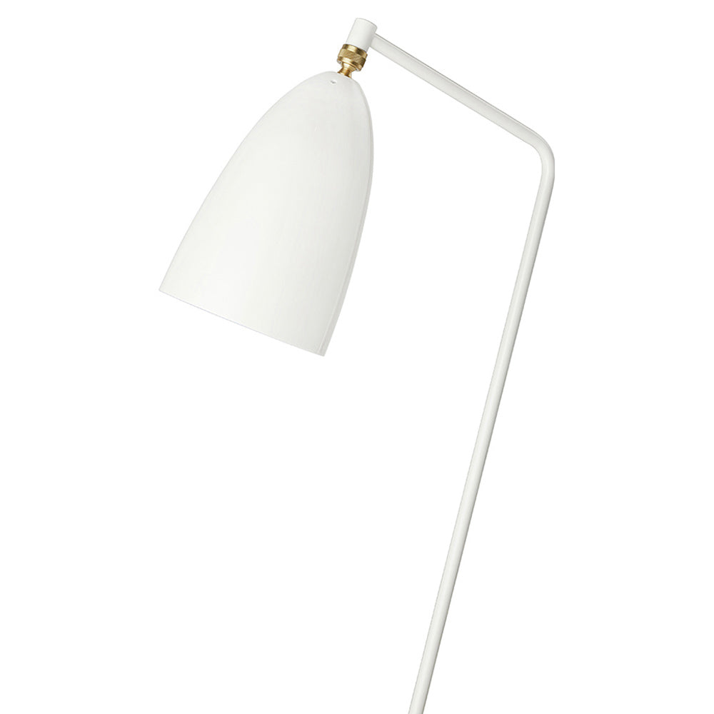Grashoppa Floor Lamp - Alabaster White Glossy