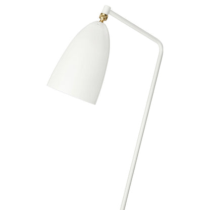 Grashoppa Floor Lamp - Alabaster White Glossy
