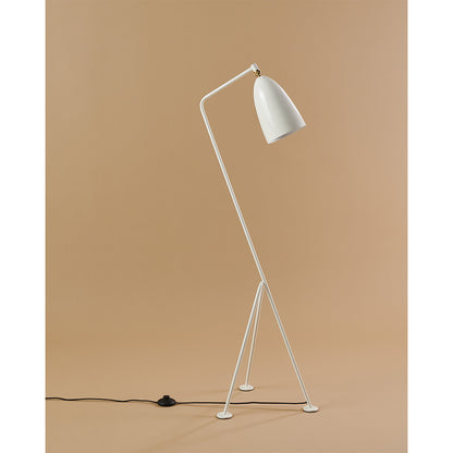 Grashoppa Floor Lamp - Alabaster White Glossy