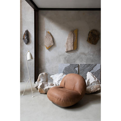 Grashoppa Floor Lamp - Alabaster White Glossy