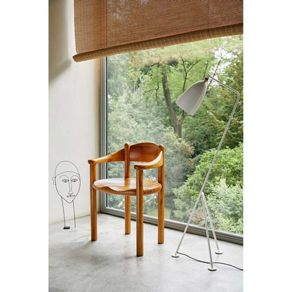 Grashoppa Floor Lamp - Alabaster White Glossy