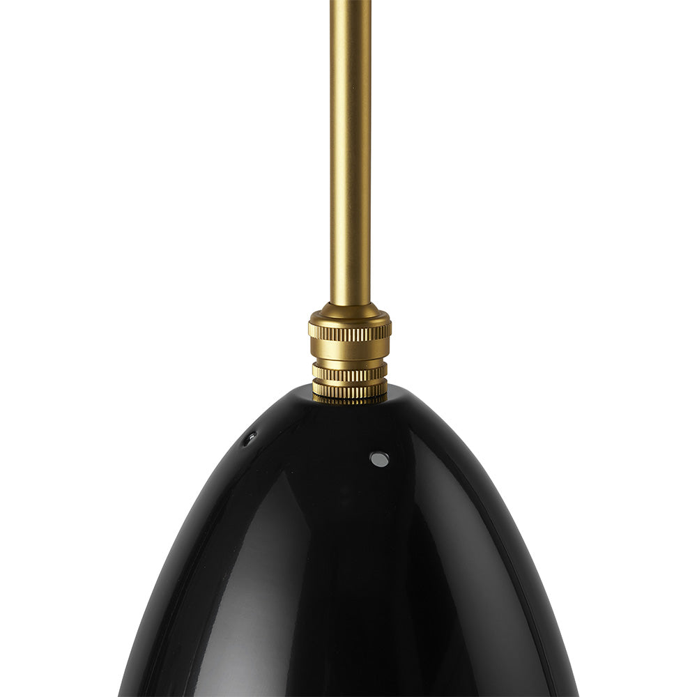 Grashoppa Pendant - Black Glossy