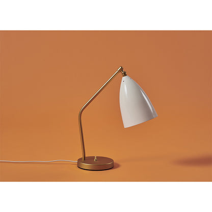 Grashoppa Table Lamp - Alabaster White Glossy