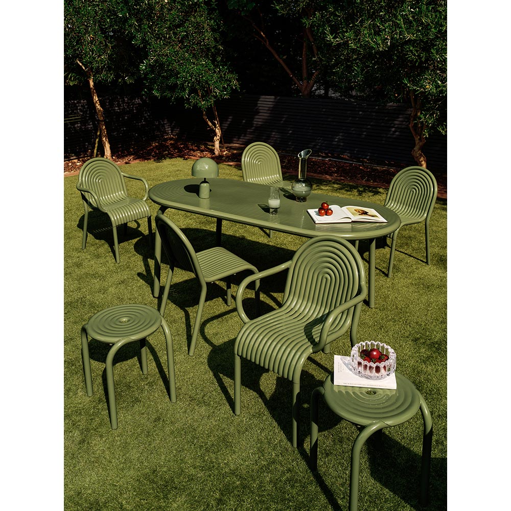 Groove Armchair - Moss