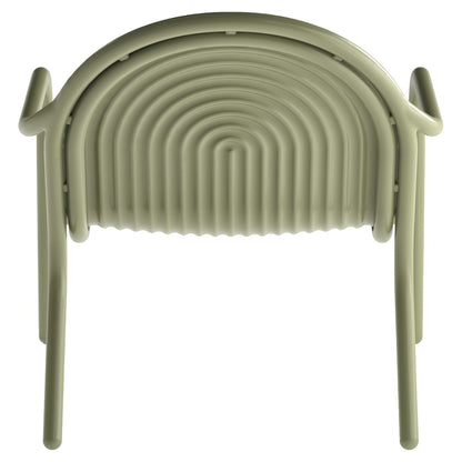 Groove Lounge Chair - Moss