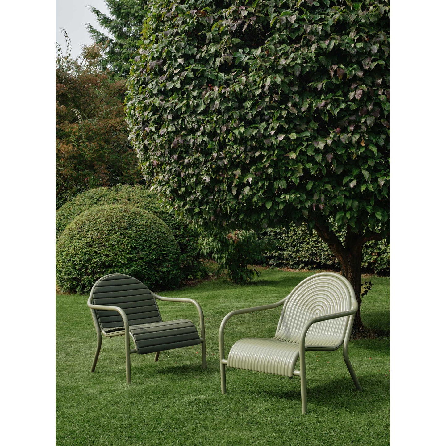 Groove Lounge Chair - Moss