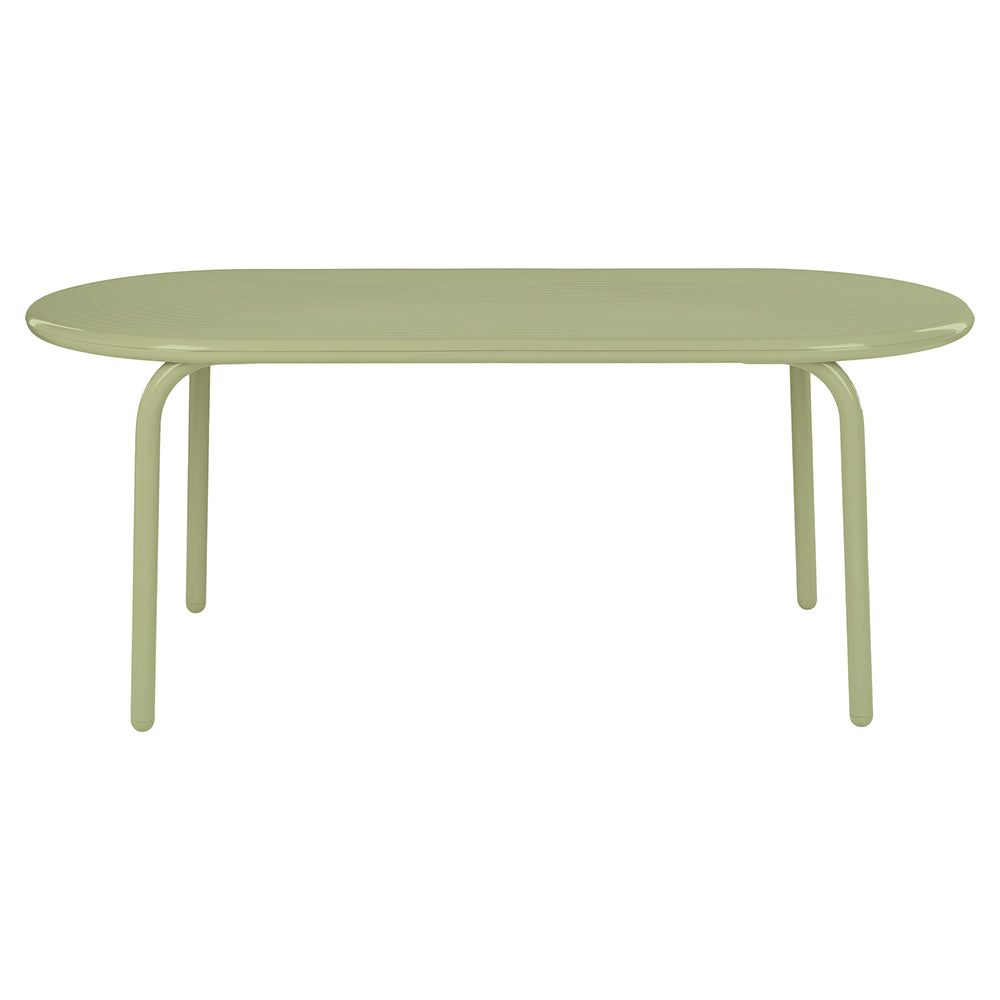 Groove Obround Table - Moss