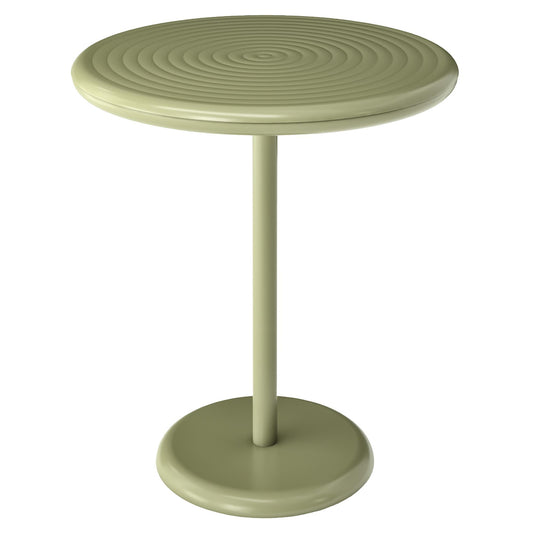 Groove Round Table - Moss