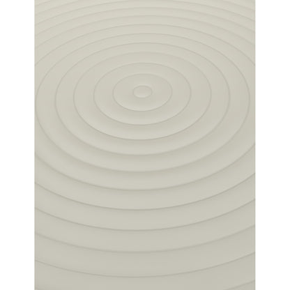 Groove Round Table - Putty