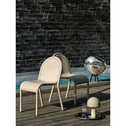 Groove Side Chair - Putty