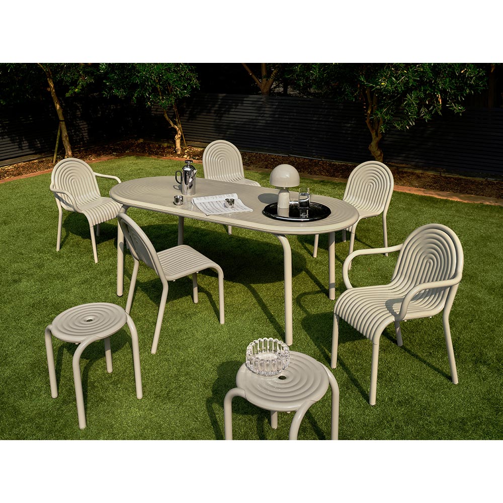 Groove Stool - Putty