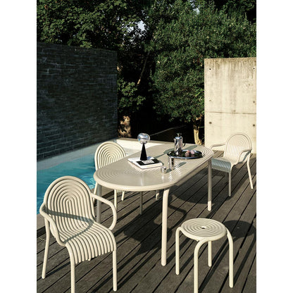 Groove Stool - Putty
