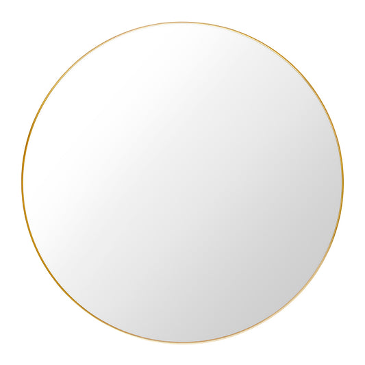 Gubi Round Wall Mirror - Gold Brass