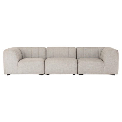 Gwen Outdoor 3-Piece Sectional Sofa - Faye Ash