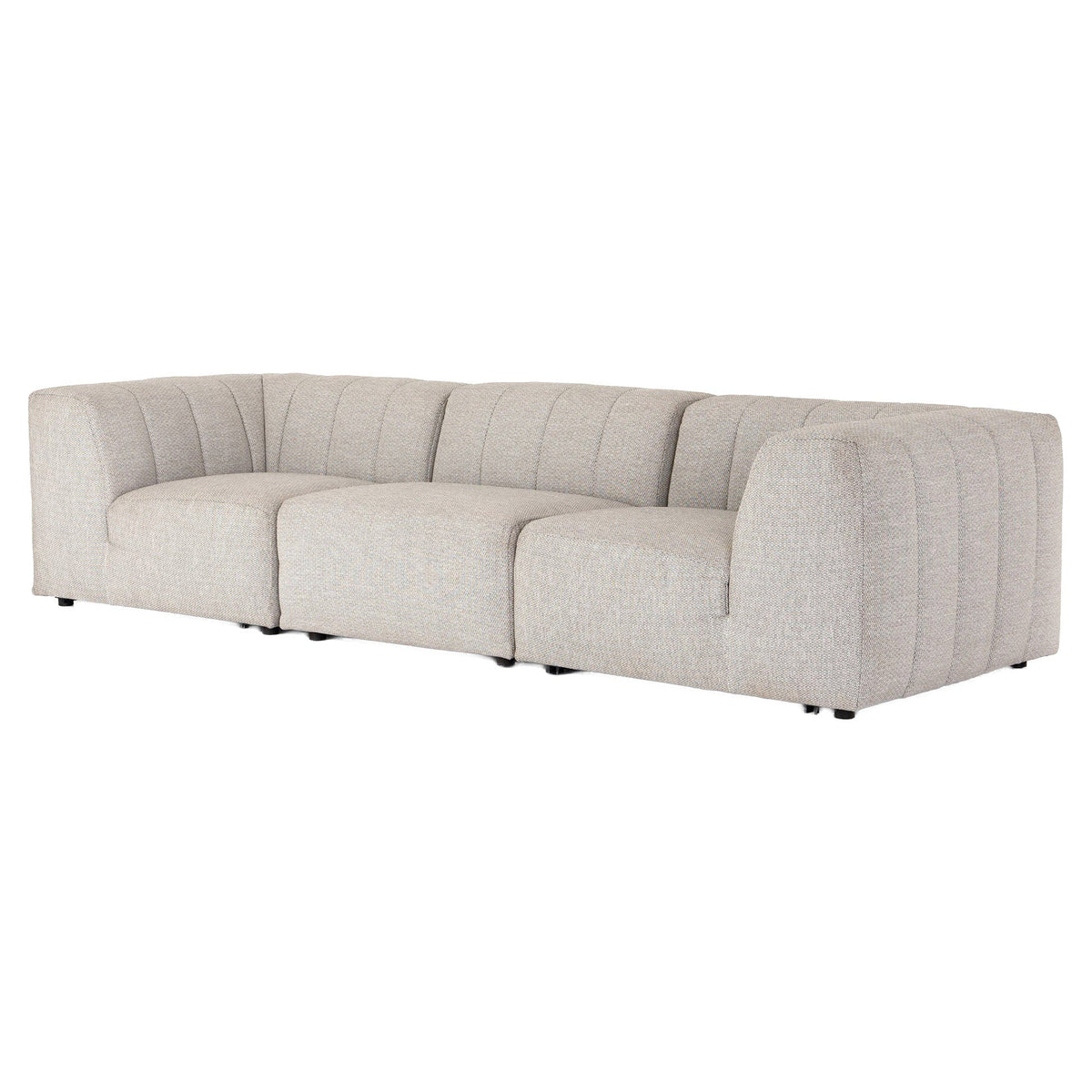 Gwen Outdoor 3-Piece Sectional Sofa - Faye Ash